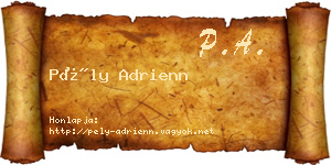 Pély Adrienn névjegykártya